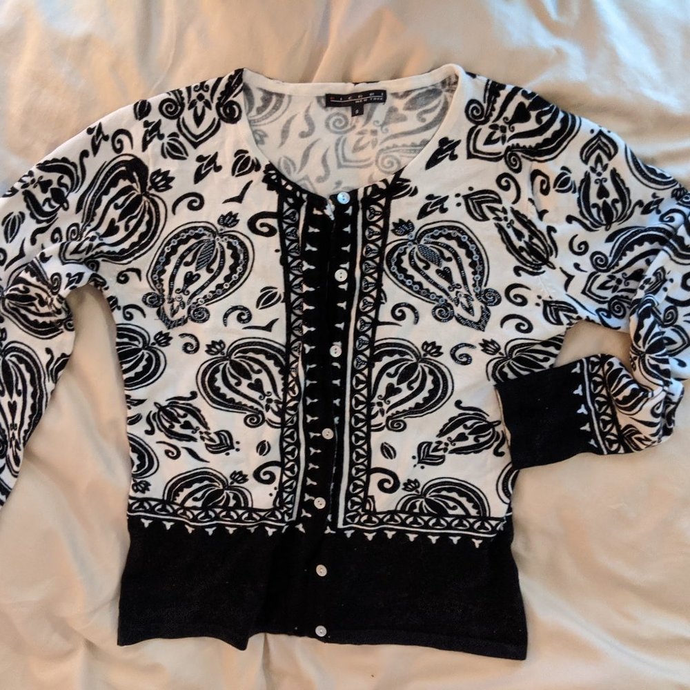 Pierri New York Fine Gauge Beaded Sweater